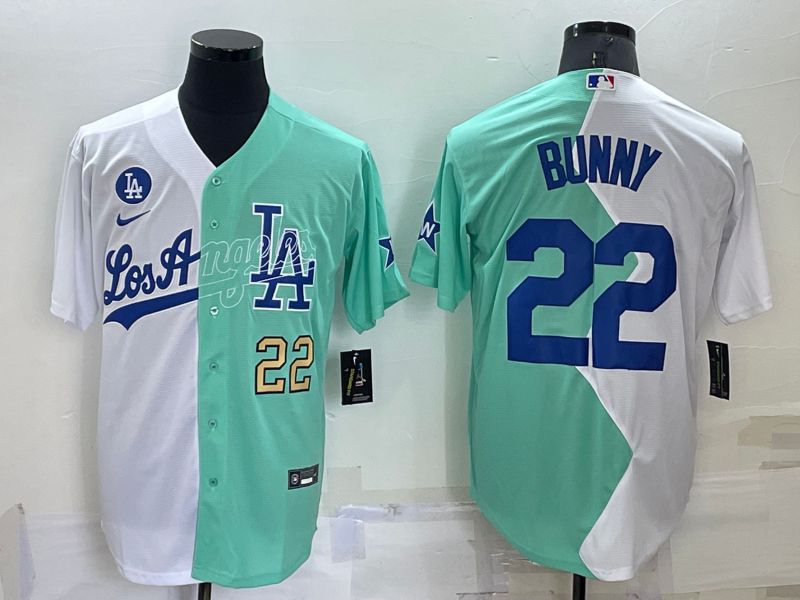 Men Los Angeles Dodgers #22 Bunny green white Nike 2022 MLB Jersey2->los angeles dodgers->MLB Jersey